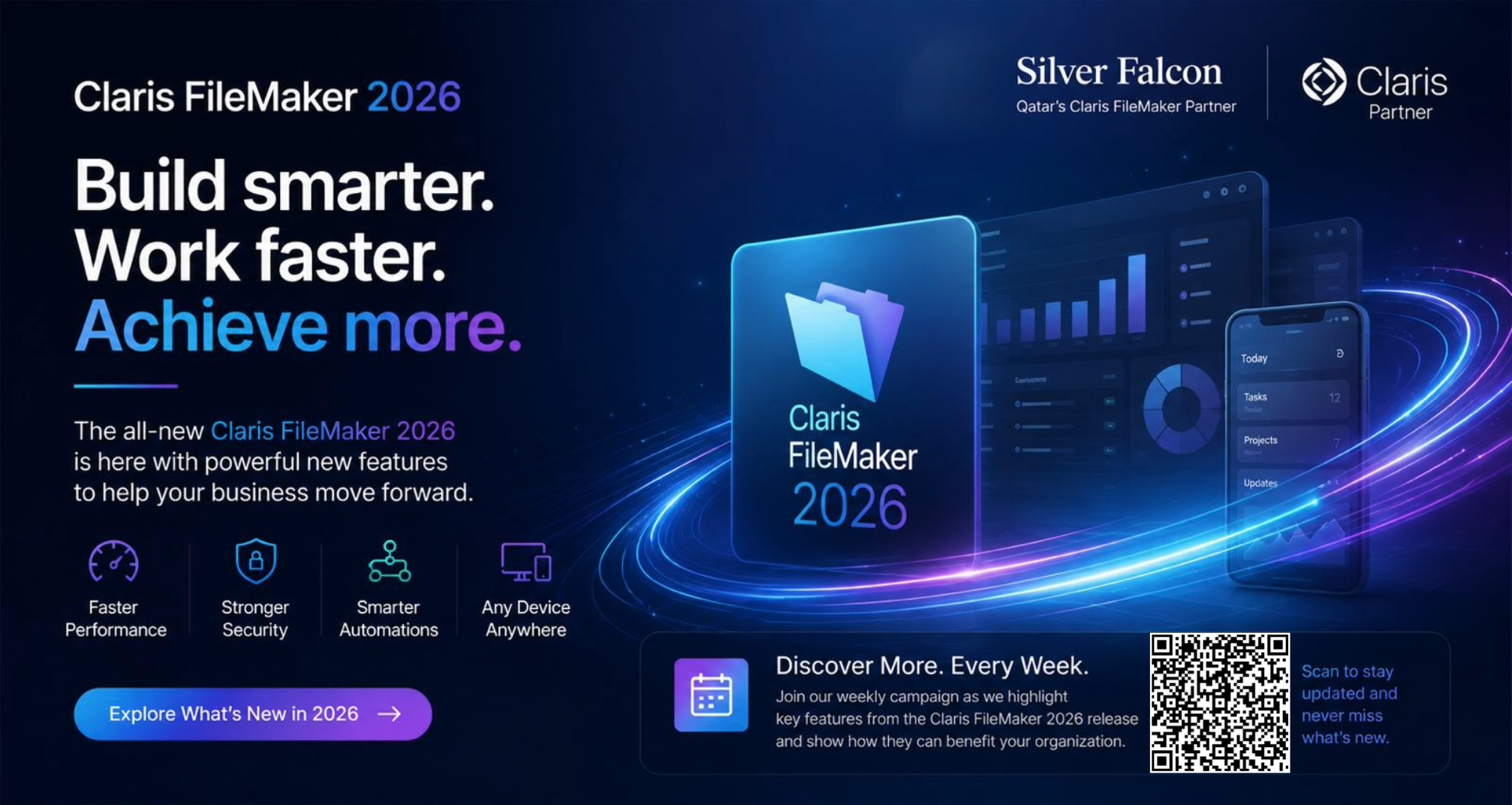 Silver Falcon Claris FileMaker 2026 business solutions in Qatar